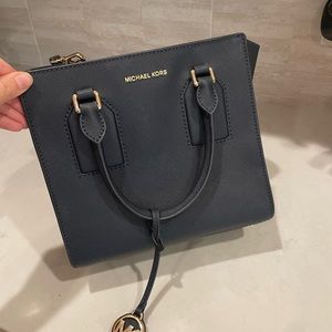 Navy blue Micheal Kors purse